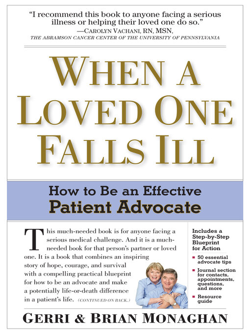 Title details for When a Loved One Falls Ill by Brian Monaghan - Available